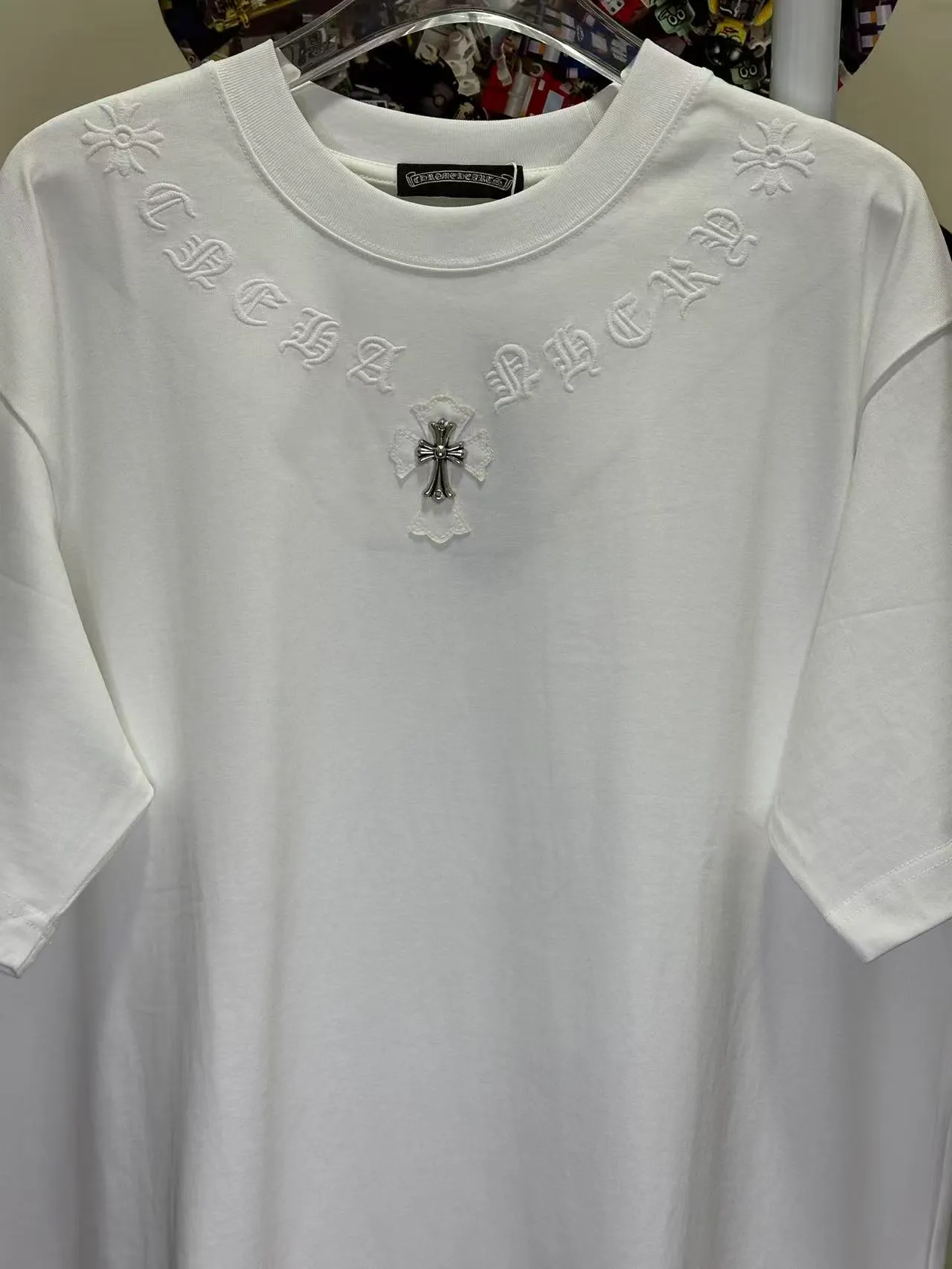 L 26735# Come Hearts T Same Style Same Style T Versatile ➕ Quality 🪡 ：Black White Gray SIZE：S-XXL